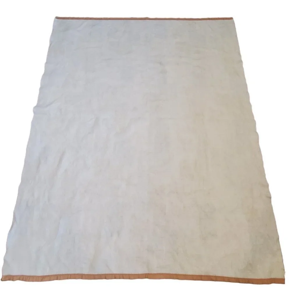 Vintage‎ Beacon Patchwork Floral 8 Point Star Faux Quilt Thermal Blanket 87x71